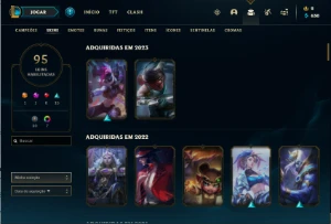 Conta 165 champs + 95 skin - League of Legends LOL