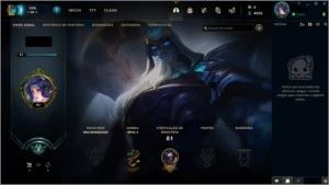 CONTA LVL 40 SMURF-PLAT 4 SEASON PASSADA -31 CHAMPS-15 SKINS - League of Legends LOL