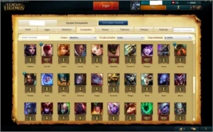 Conta Platina 1 de League of legends LOL