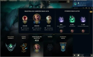 Conta League of Legends - Platina LOL