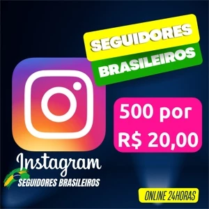 500 SEGUIDORES BRASILEIROS PROMOÇÃO IMPERDÍVEL!!! 😱🔥😍 - Redes Sociais