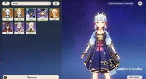 Conta AR 10 Ayaka + Jean - Genshin Impact