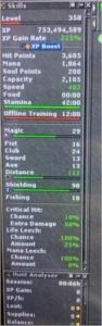 VENDO CHAR RP EM HONBRA - LOYALTY 10% - LEVEL 358 - Tibia