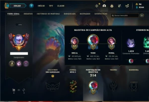 Conta Unranked com 120 Champs e 94 Skins + 5000 RP - League of Legends LOL