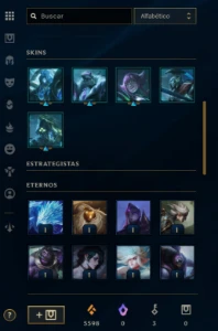 Conta League of Legends Full Acesso - 58 Champs e 29 Skins LOL