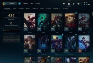 Conta ativa desde a season3. todos os champions! - League of Legends LOL
