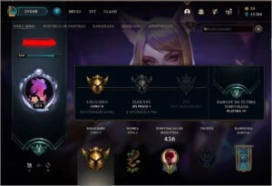 Conta ativa desde a season3. todos os champions! - League of Legends LOL