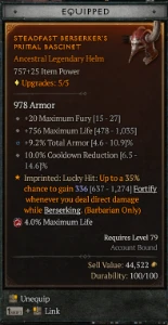 Diablo 4 -  Bárbaro lvl 81 TOP - Pacote Ultimate - Diablo Immortal