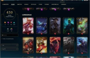 Conta com 430 skins,completa. - League of Legends LOL