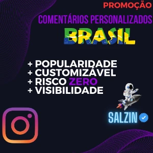 Comentários Brasileiros Personalizados - Instagram - Social Media