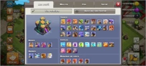 Cv14 lotada de skins - Clash of Clans