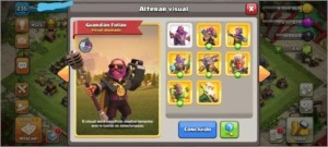 Cv14 lotada de skins - Clash of Clans