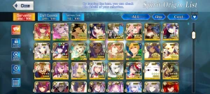 Fate grand order 32 SSr Vários Metas