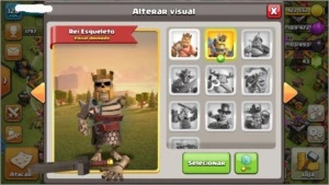 CONTA CV11 RECENTE CLASH OF CLANS + DECORAÇÕES RARAS