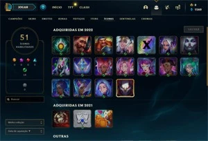 Conta Diamante 4 - Smurf LOL (league of legends) ELOMOON