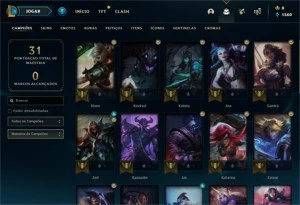 Conta Diamante 4 - Smurf LOL (league of legends) ELOMOON