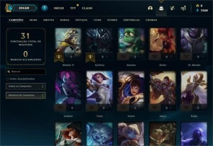 Conta Diamante 4 - Smurf LOL (league of legends) ELOMOON