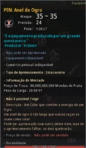 Conta Bdo Sorc 62/ OGRO PEN/ Armadura e armas boss/ VELL - Black Desert