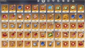 Conta AR 55 9 personagens 5*, 14 com constelações - Genshin Impact