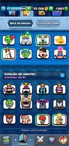Conta Clash Royale