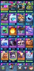 Conta Clash Royale