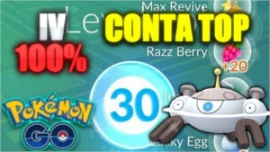 CONTA POKEMON GO LV 30 COM 5 POKEMON IV 100% + 2 POKE SHINY - Pokémon