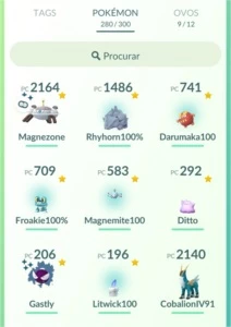CONTA POKEMON GO LV 30 COM 5 POKEMON IV 100% + 2 POKE SHINY - Pokémon