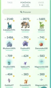 CONTA POKEMON GO LV 30 COM 5 POKEMON IV 100% + 2 POKE SHINY - Pokémon