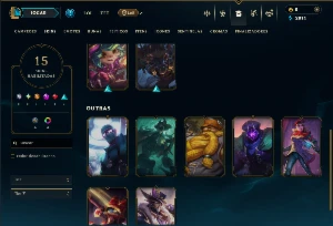 Platina 4 com 65 Champs e 15 Skins - League of Legends LOL