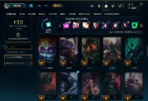 Platina 4 com 65 Champs e 15 Skins - League of Legends LOL