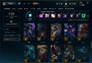 Platina 4 com 65 Champs e 15 Skins - League of Legends LOL