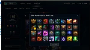 Conta de LOL Diamante 5 Season 7 Platina 2 Season 8 - League of Legends