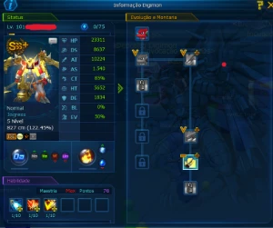 Conta LA Omega Tamer Lv146 Susan Shin, DarkBagra e X7 - Digimon Masters Online DMO