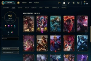 Conta LoL lvl 213 Prata II - League of Legends
