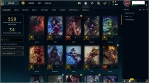 Conta LoL lvl 213 Prata II - League of Legends