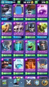 Conta Clash Royale Nivel 10 4000 Troféus