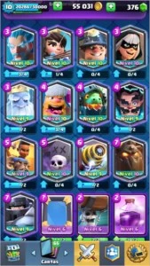 Conta Clash Royale Nivel 10 4000 Troféus
