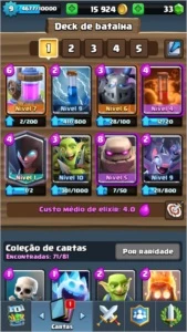 conta clash royale