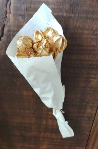 Haste Bougainville Dourado (10 unidades) - Artesanato e Personalizados