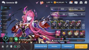 Conta Grand Chase Mobile 2,6KK PB - Outros