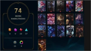 CONTA LEAGUE OF LEGENDS + VALORANT (VARIAS SKINS) LOL