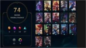 CONTA LEAGUE OF LEGENDS + VALORANT (VARIAS SKINS) LOL