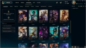 Conta DIAMANTE1 SMURF - 33 CAMPEÕES - 75% WINRATE - League of Legends LOL