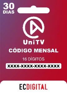UniTV Recarga mensal 30 dias - Gift Card - Gift Cards