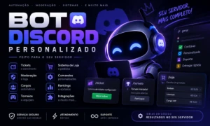 Bot para Discord Personalizado | Tickets, Moderação, Logs e