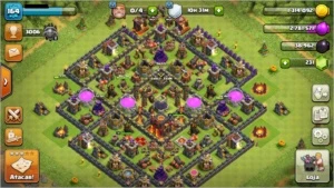 CV10 - Lvl 164 - Com Troca de Nome - Líder de Clã Nv10 - Clash of Clans