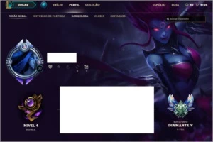 League of legends conta diamante. LOL