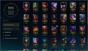 CONTA GOLD2 / CHAMPIONS 58 /  SKINS 21. - League of Legends LOL