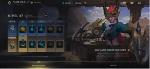 conta Wild Rift com PC integrada - League of Legends LOL