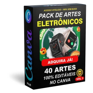 Pack Canva Eletrônicos Vol 1 - 40 Artes Editáveis - Serviços Digitais